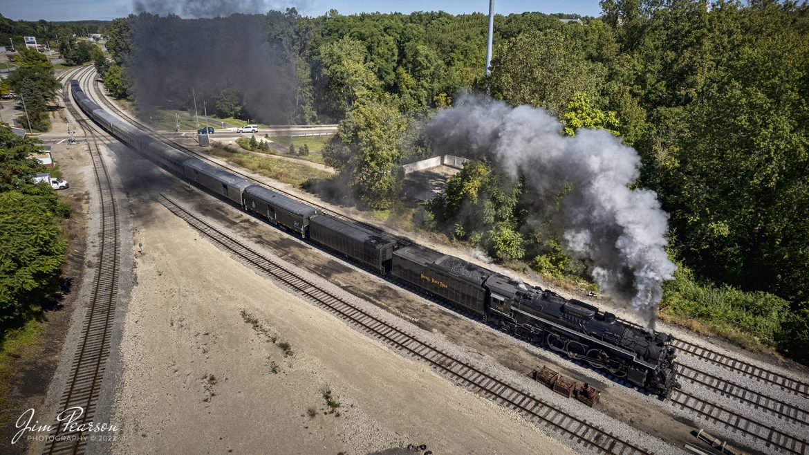 Nickel Plate Road 765 is a class “S-2” 2-8-4 “Berkshire” type steam  locomotive – Jim Pearson Photography