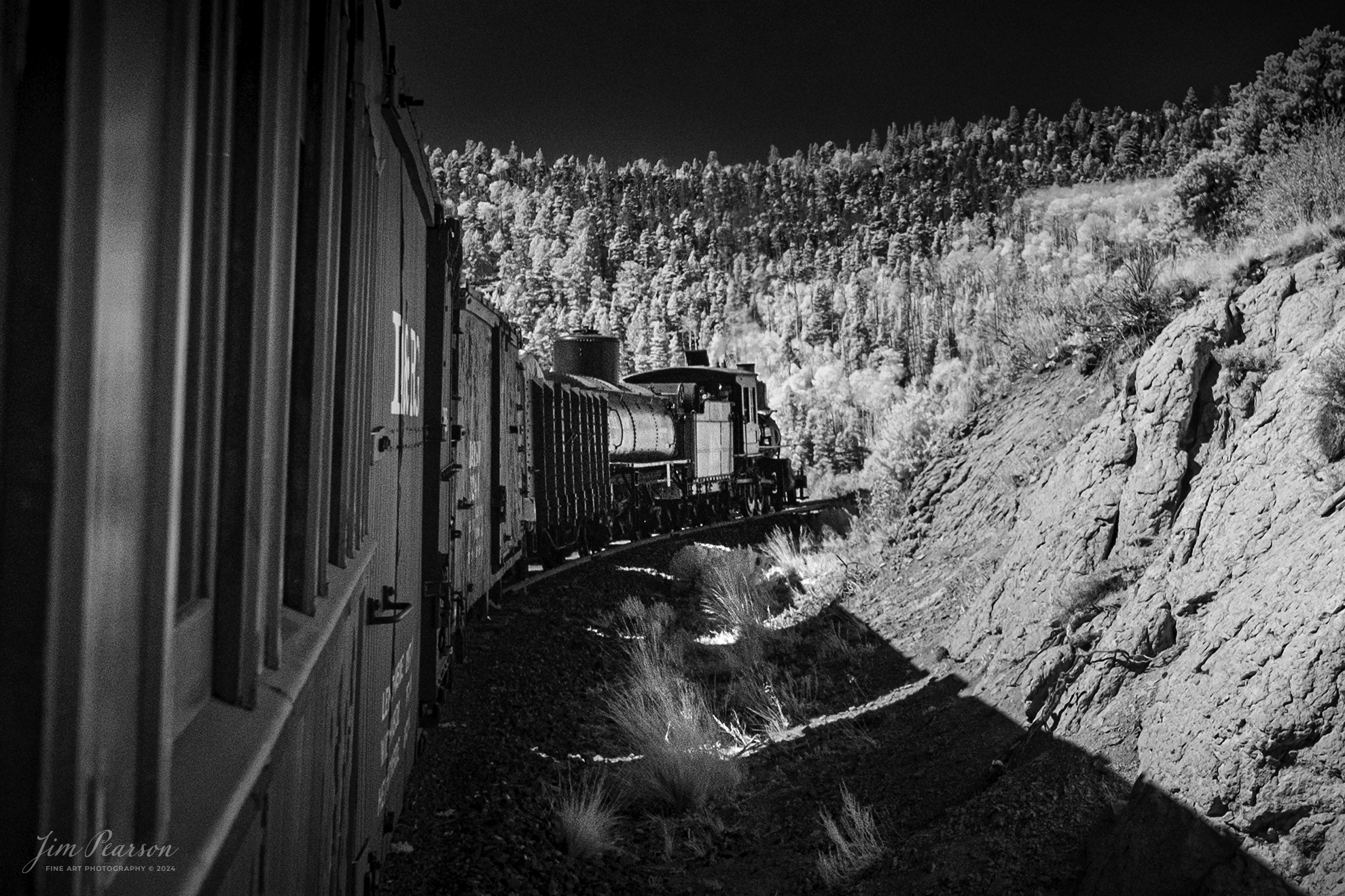 Saturday Infrared Photo Is Of Cumbres Toltec Scenic Railroad