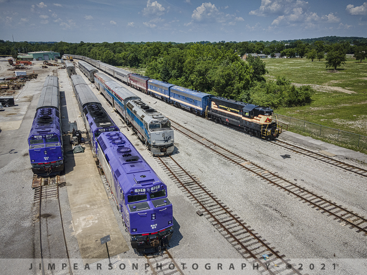 Tennessee Central Railway Moonshine Sippin’ Excursion Train at Lebanon