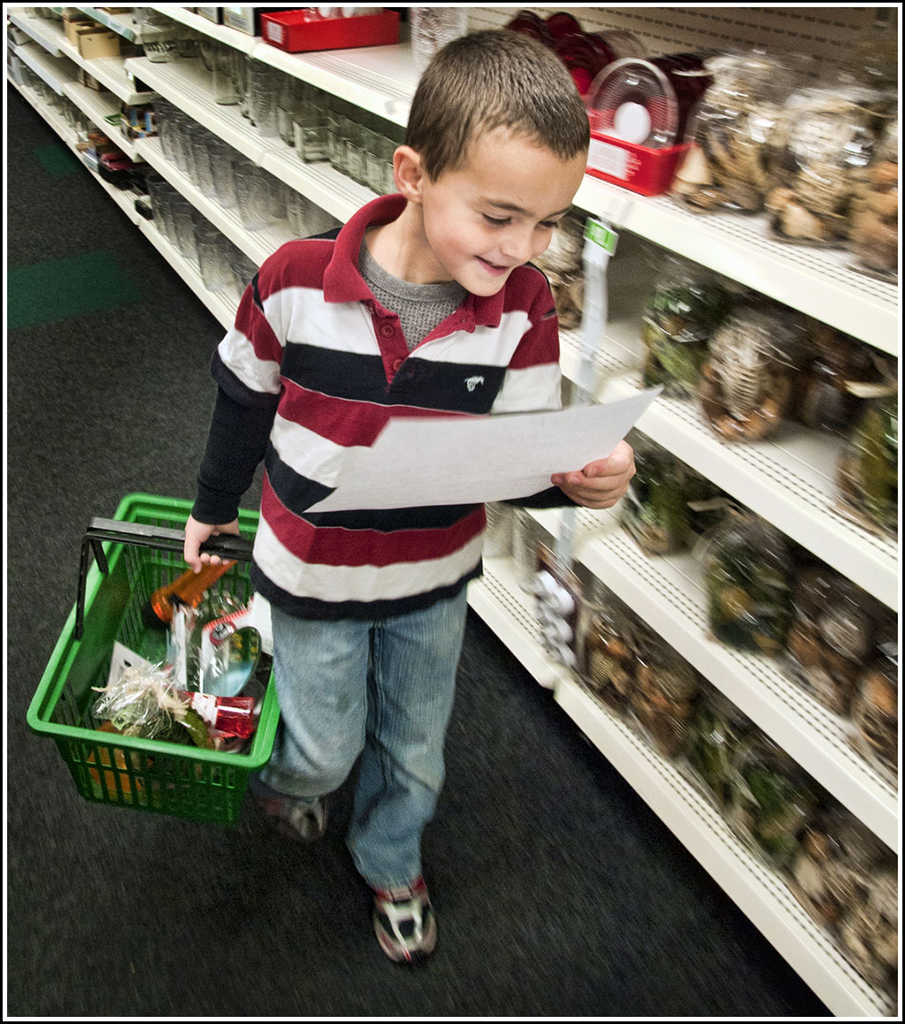 Gabe Christmas Shopping